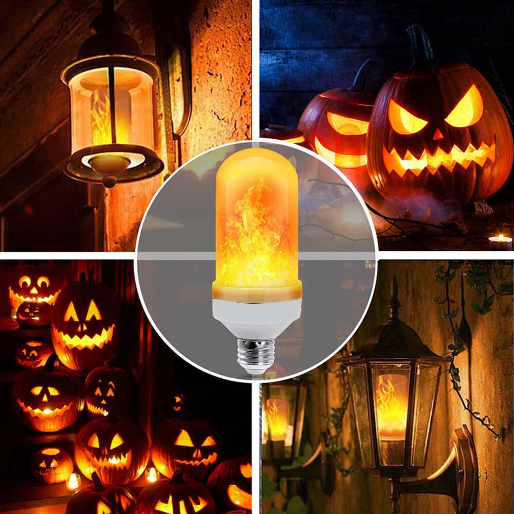 LED Flammeeffekt Lyspäre för Mysig Stämning