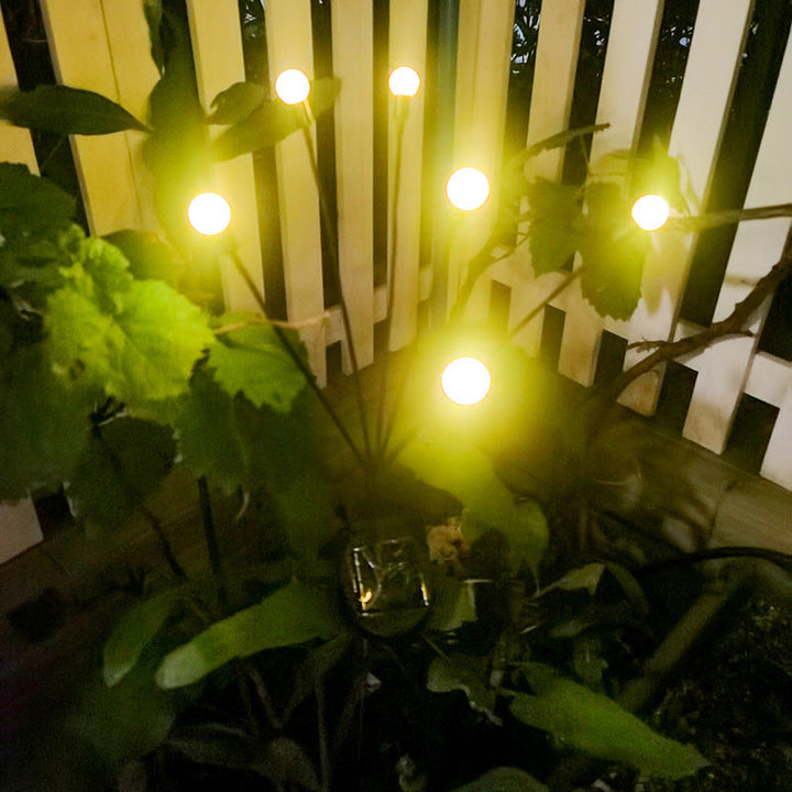 LED Ildflue Solcellelys - Färgendring Hagebelysning