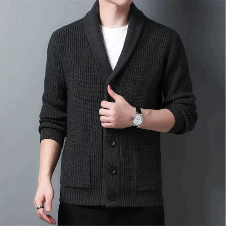 MAILLON - Cardigan män Tröja med knappar