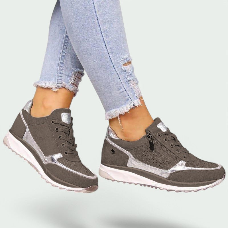Dam Lätta &amp; Bekväma Sneakers med Borrelås