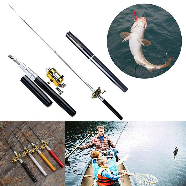 Ficka Fiskestang - Bärbar | Lätt och Kompakt Design