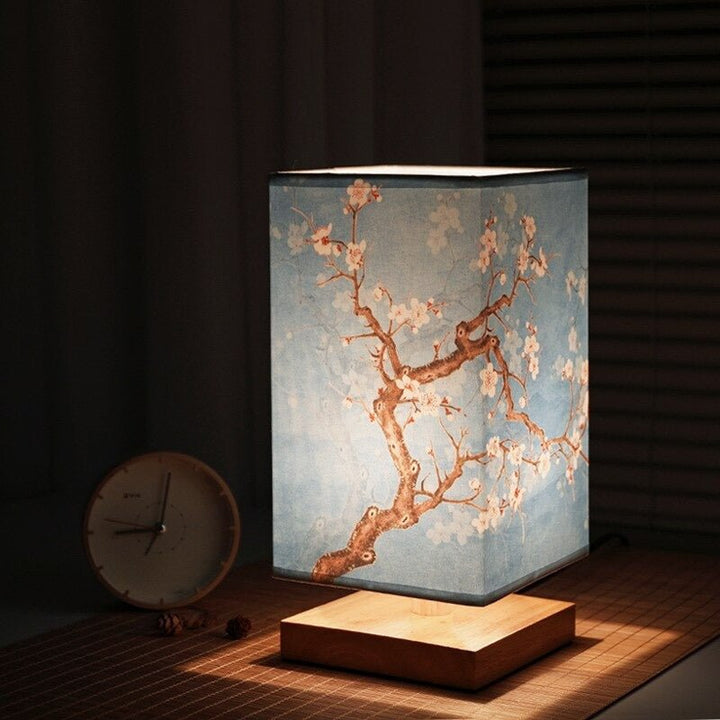 Liten Bordslampa Japansk Skandinavisk Design till Sovrummet