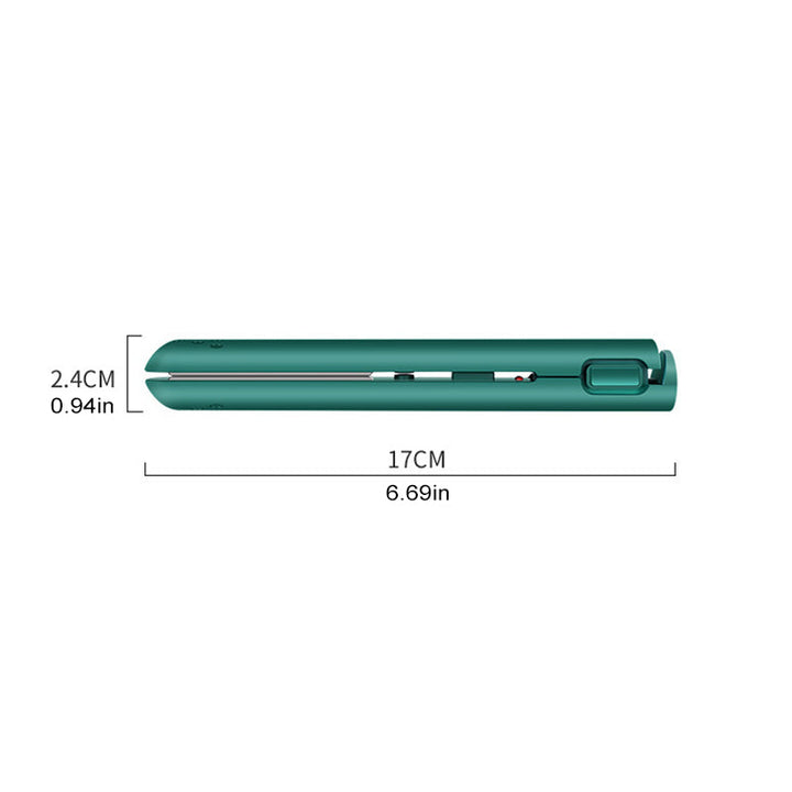 Mini Krölltang | Bärbar &amp; Keramisk för Lockigt &amp; Rätt Hår