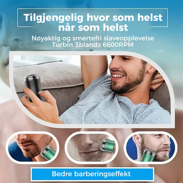 Bärbar Vattentät Elektrisk Barberhövel - Lommestörrelse | Praktisk