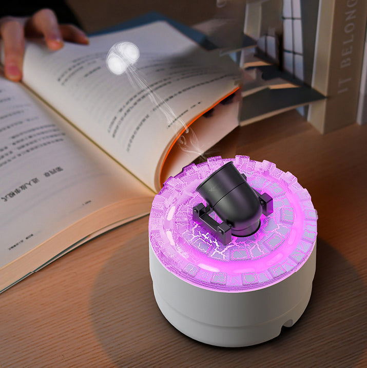 Luftfukter Aroma Diffuser med Nattlys och Lavaeffekt