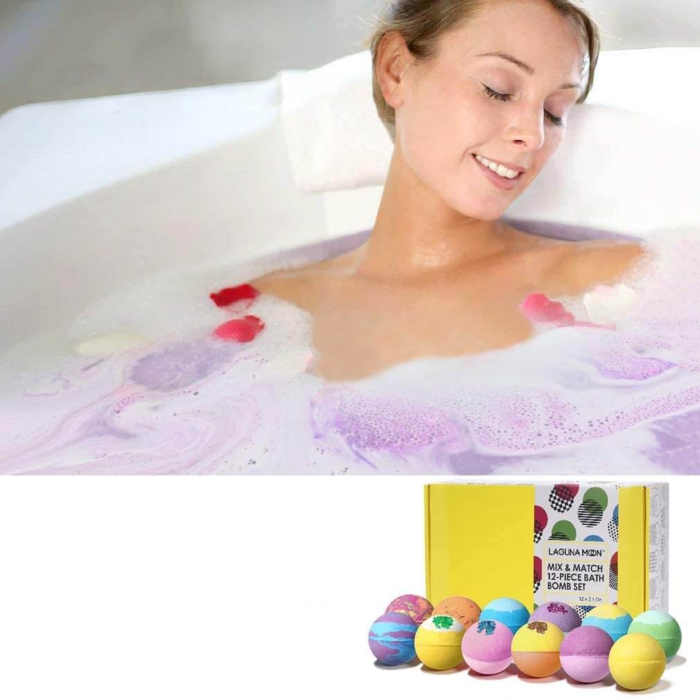 Luksuriöse Badebomber med Naturliga Eteriske Oljer &amp; Dusjdampere