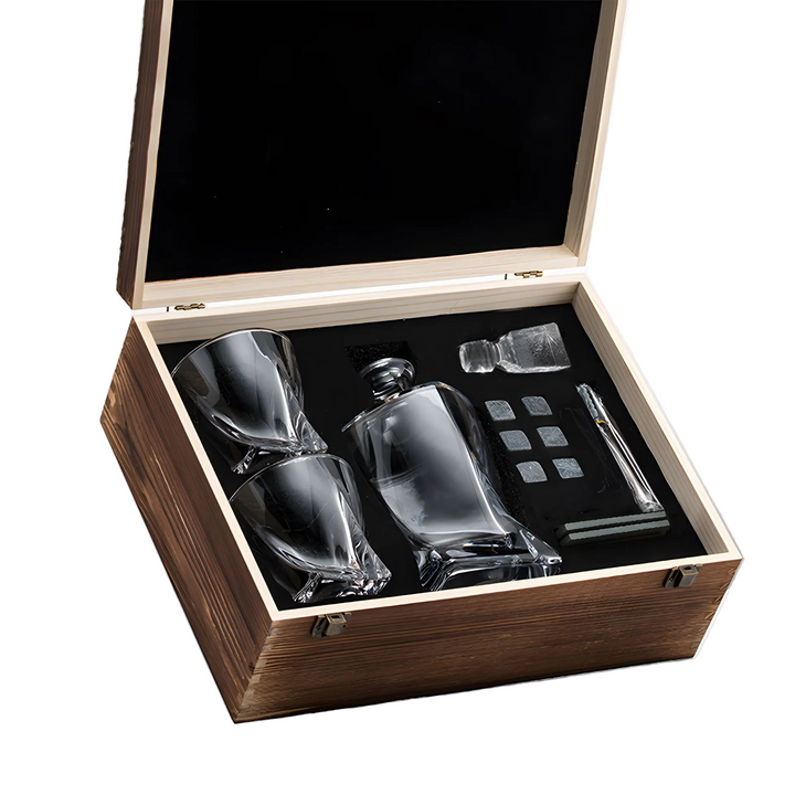 Whisky Karaffel och Glas Set för Äkta Kjennere