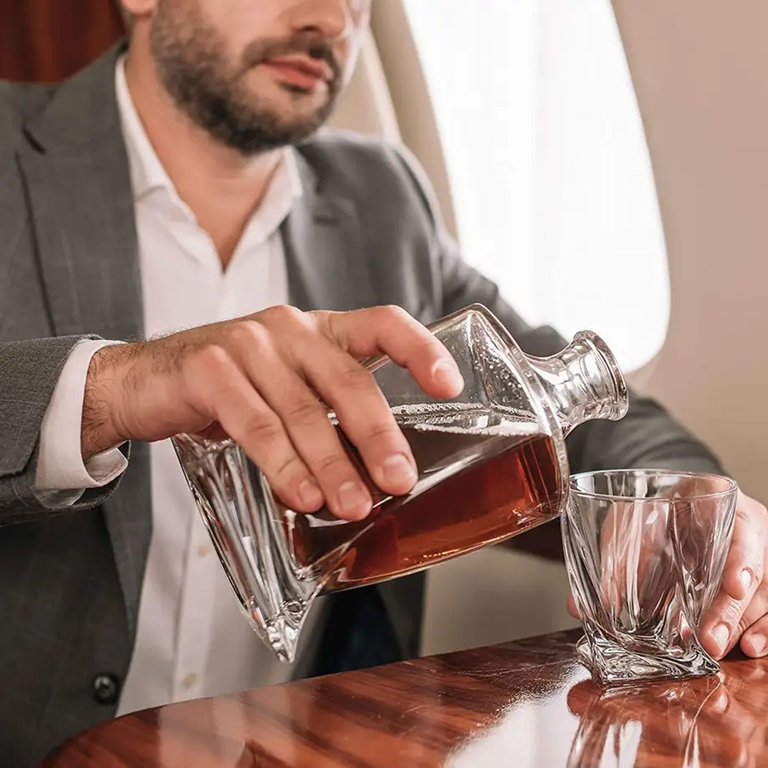 Whisky Karaffel och Glas Set för Äkta Kjennere