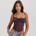 Elegant Dam Top - Sateng | Blonder | Spagettistropper