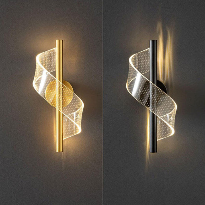 Lyxig Vägglampa i Glas - Stilfull Glasskandelaber LED