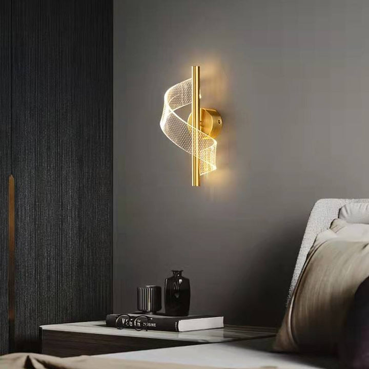 Lyxig Vägglampa i Glas - Stilfull Glasskandelaber LED