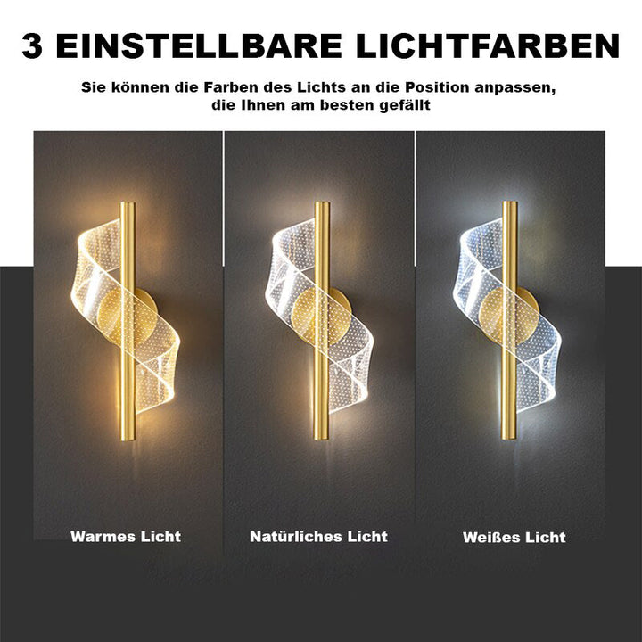 Lyxig Vägglampa i Glas - Stilfull Glasskandelaber LED