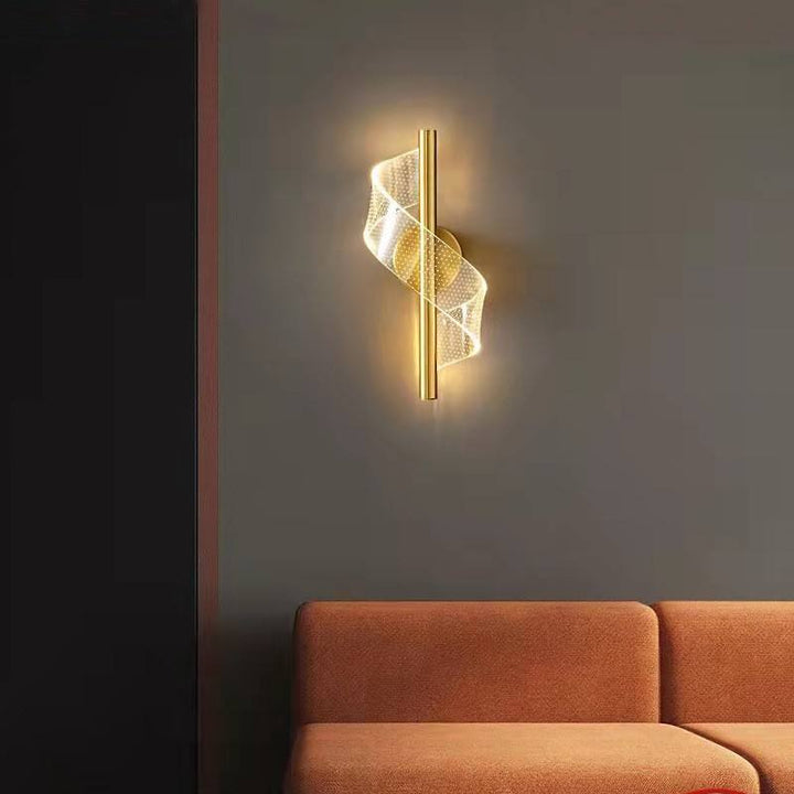 Lyxig Vägglampa i Glas - Stilfull Glasskandelaber LED