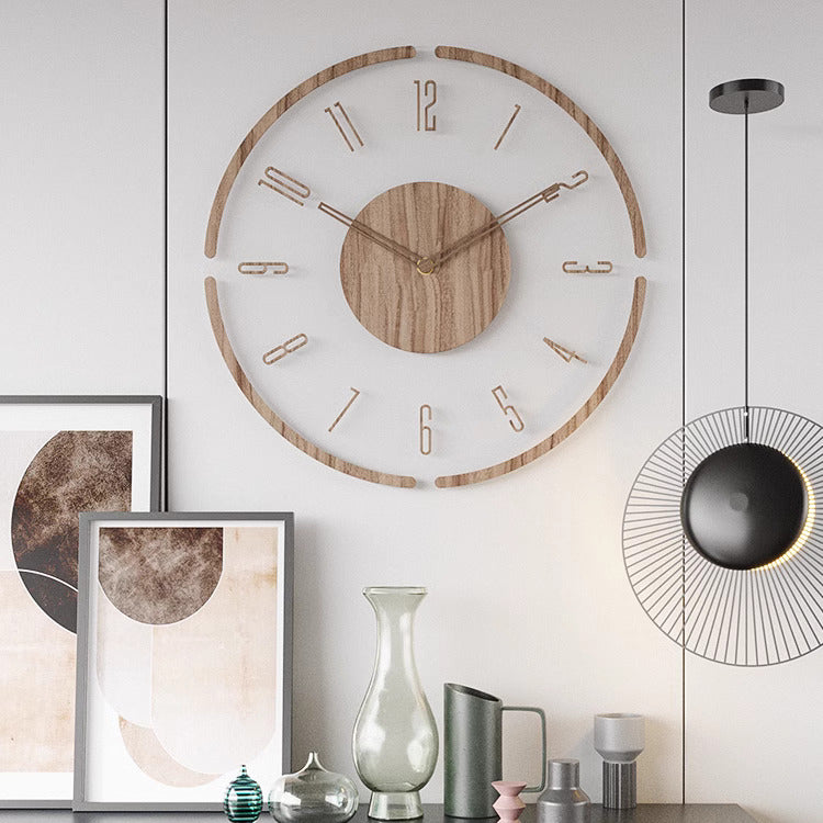 Modern Minimalistisk Veggklokke för Hemmet