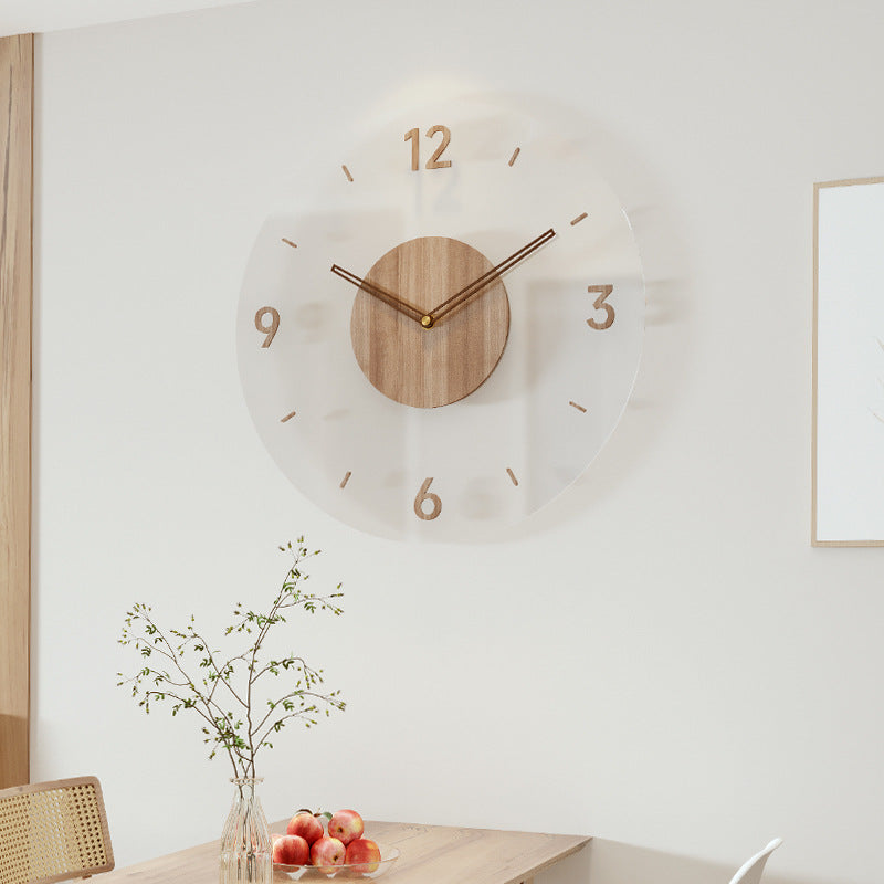 Modern Minimalistisk Veggklokke för Hemmet