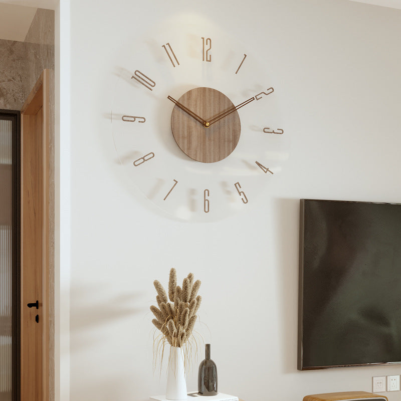 Modern Minimalistisk Veggklokke för Hemmet