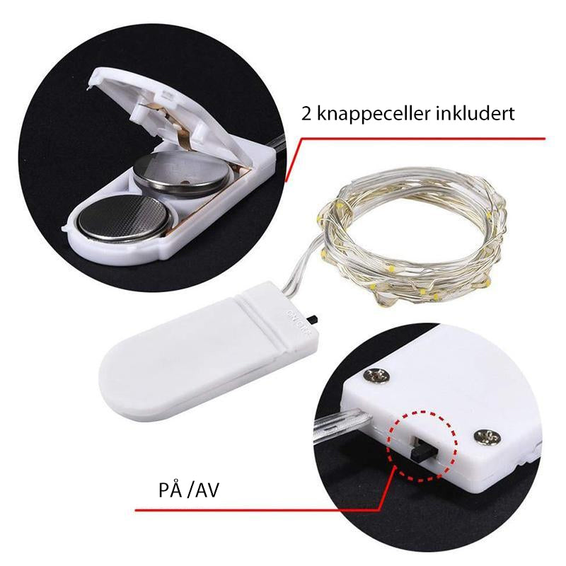 Ildflue Bunt Ljus - Magiske LED ljus för alla tillfällen