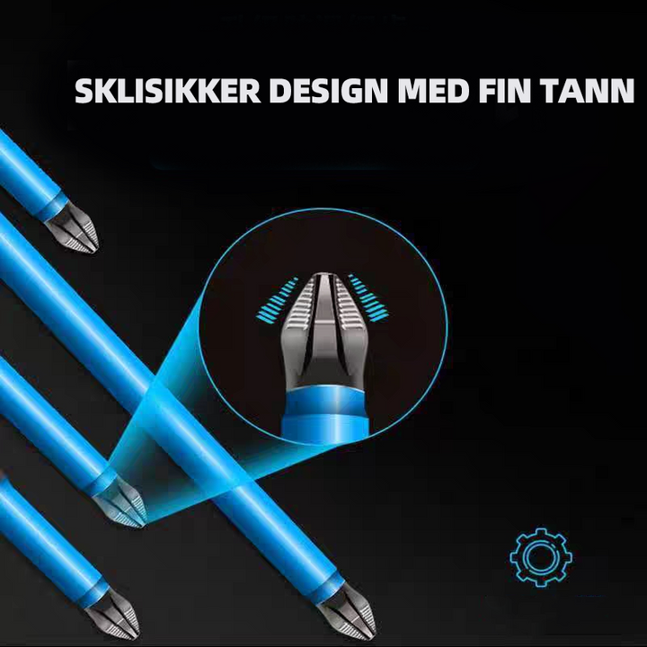 Magnetisk Antiskli Skrutrekkerbits | Högkvalitets S2-Stål