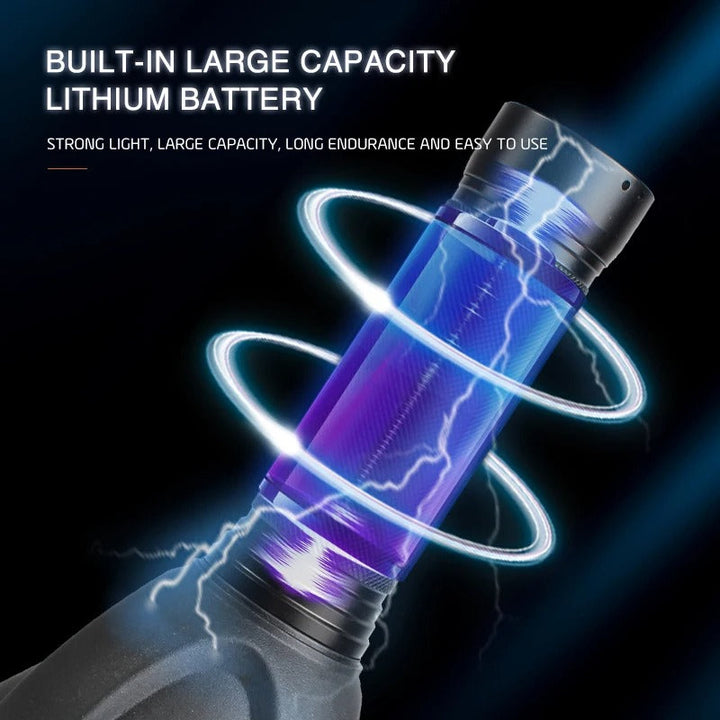 Uppladdningsbar Super Lommelykt - 100000 Lumen – MS18 LED