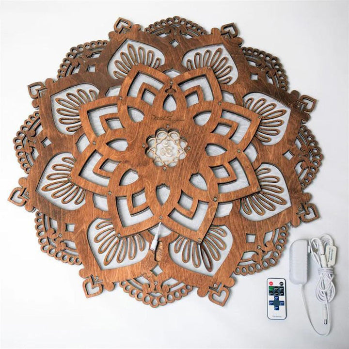 Mandala Yogalampe LED – Stressreduksjon och Stemningslys