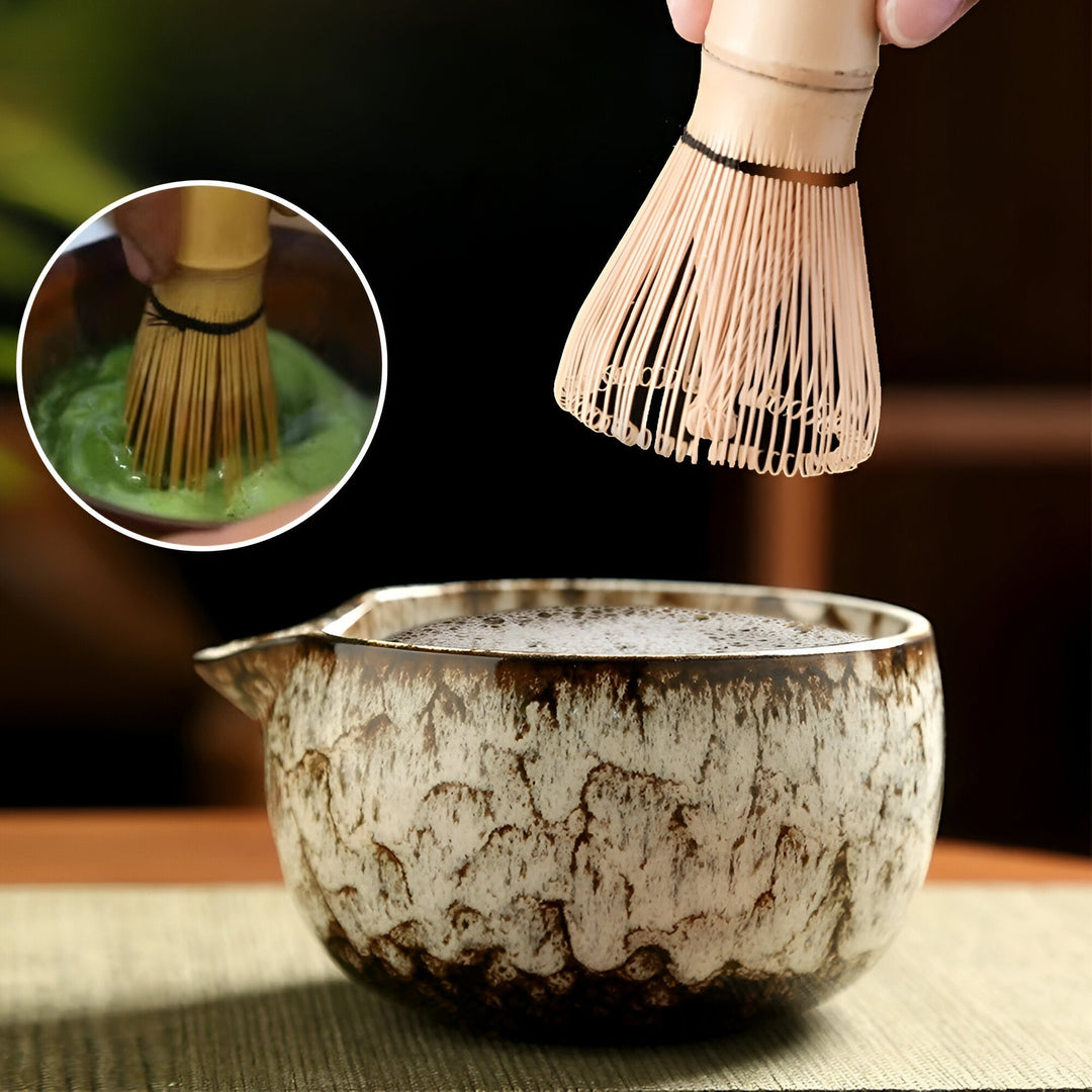 Matcha Keramikksett - Tradisjonell Te-Seremoni | 6 deler