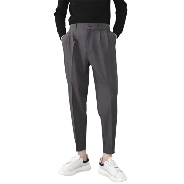 Herr Plisserte Tapered Blazerbukse – Komfort &amp; Stil