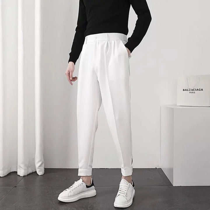 Herr Plisserte Tapered Blazerbukse – Komfort &amp; Stil