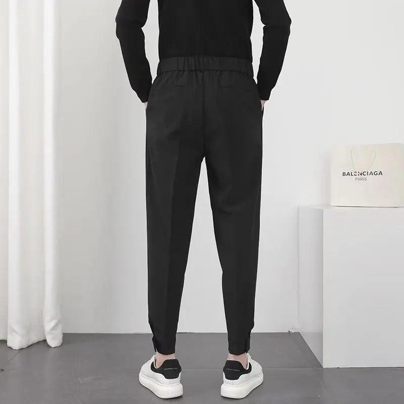 Herr Plisserte Tapered Blazerbukse – Komfort &amp; Stil