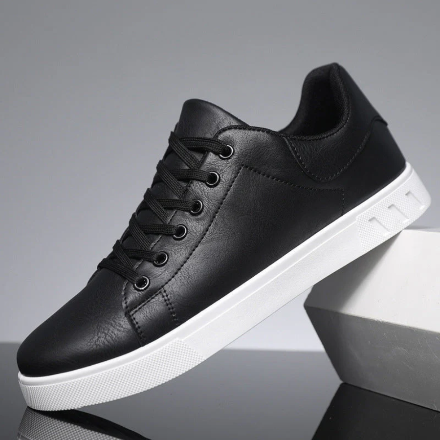 Herr Polerte Sneakers för Vardag och Kontor