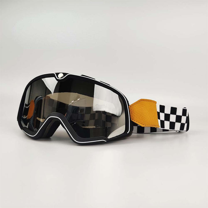Herr Retro Motorsykkelbriller med UV-skydd