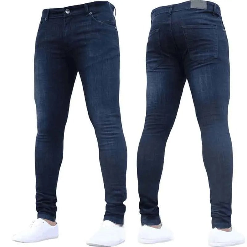 Herr Skinny Jeans med Stretchkomfort