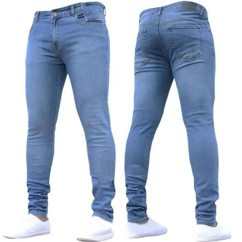 Herr Skinny Jeans med Stretchkomfort