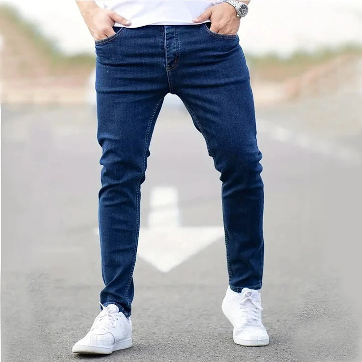 Herr Skinny Jeans med Stretchkomfort