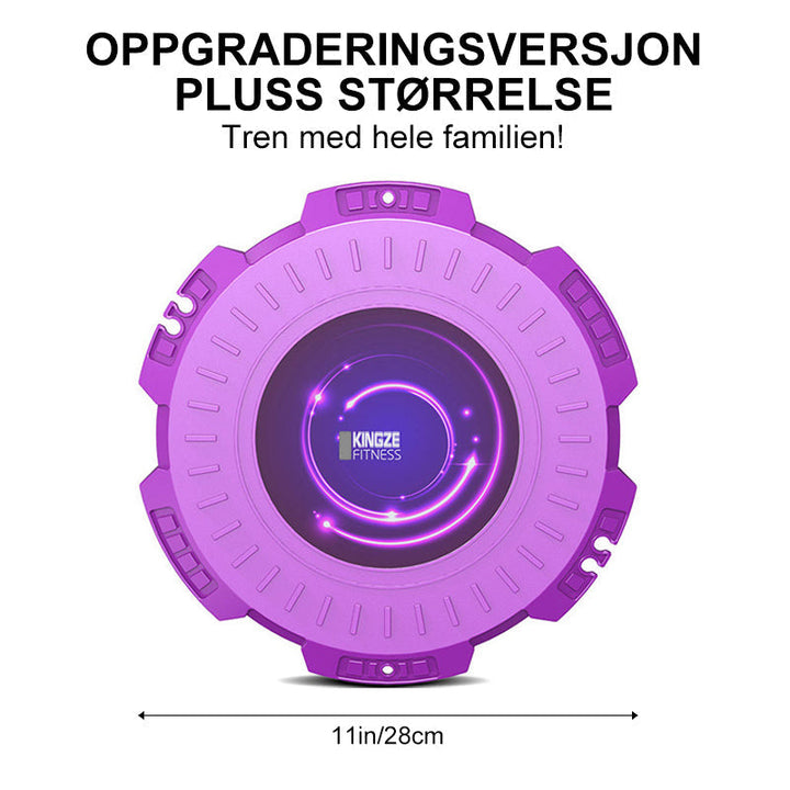 Midjemassasje Vribrett med Trekktau - Antiskli Skive