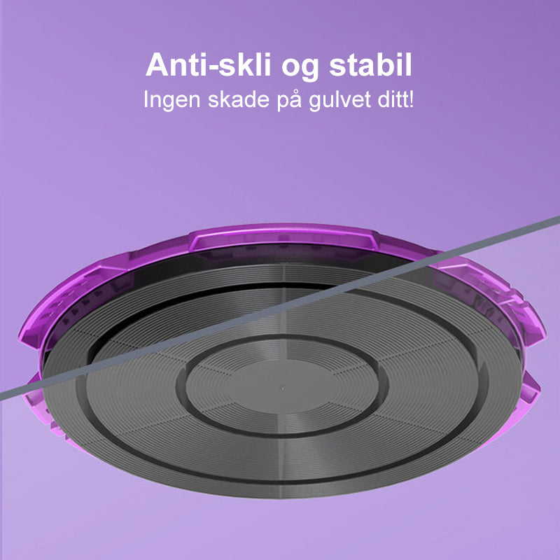 Midjemassasje Vribrett med Trekktau - Antiskli Skive