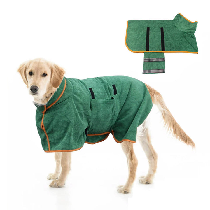 Hundebadekåpe i Mikrofiber – Törker och Varmer Hund efter Badrum/Tur