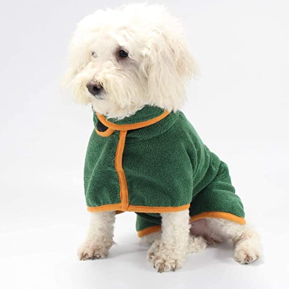 Hundebadekåpe i Mikrofiber – Törker och Varmer Hund efter Badrum/Tur