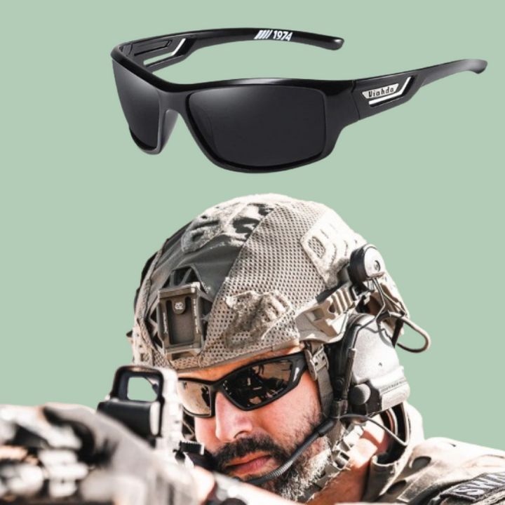 Militärsoldater Fiskebriller med UV 400 Skydd