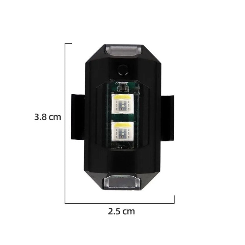 Mini LED Strobelys för Droner &amp; Sykler – Maximal Synlighet