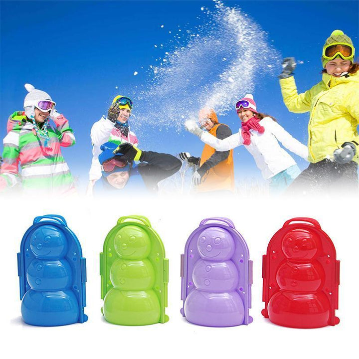Mini Snömannform - Perfekta Snöballer och Lek i Snöen