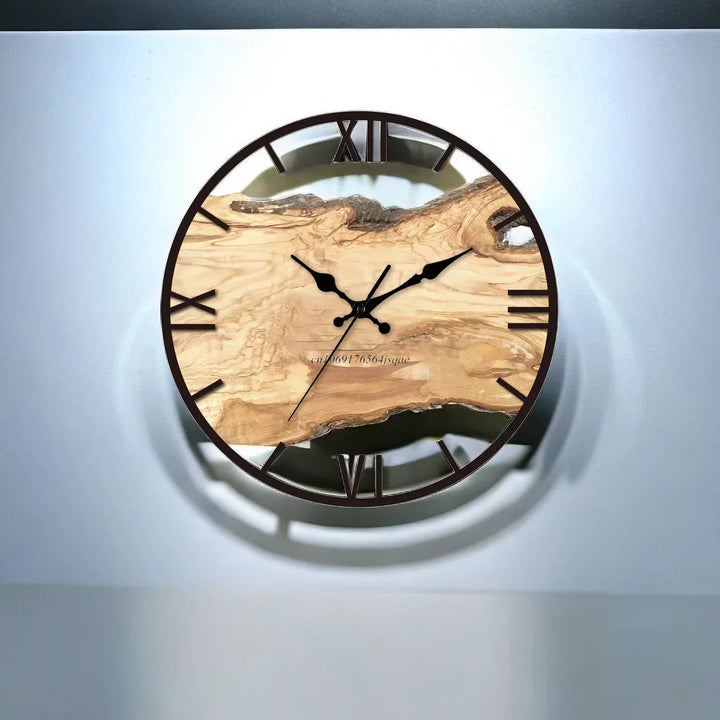 Minimalistisk Transparent Veggklokke för Modern Interiör