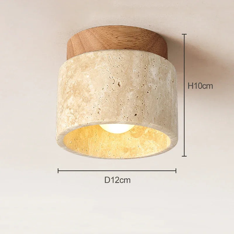 Japansk Taklampa - Kreativ Kremstil | Minimalistisk Design