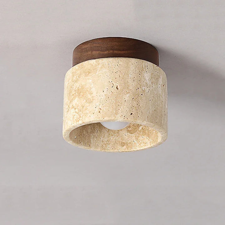 Japansk Taklampa - Kreativ Kremstil | Minimalistisk Design