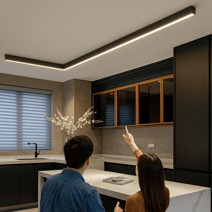 Minimalistisk LED Taklampa för Vardagsrum och Modern Rum