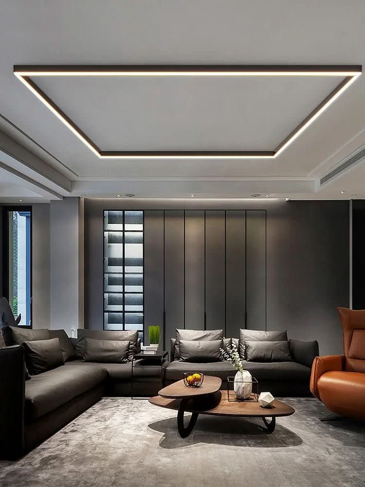 Minimalistisk LED Taklampa för Vardagsrum och Modern Rum