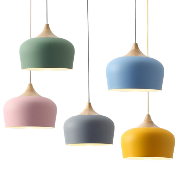 Minimalistisk Pendellampa i Pastell för Modern Inredning