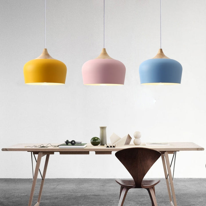 Minimalistisk Pendellampa i Pastell för Modern Inredning
