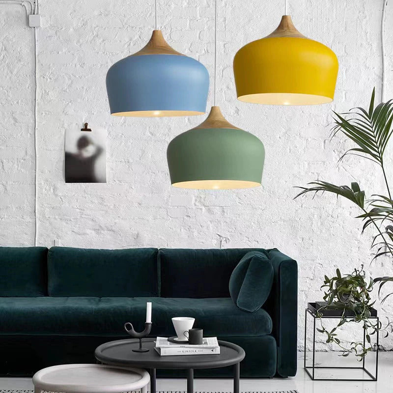 Minimalistisk Pendellampa i Pastell för Modern Inredning