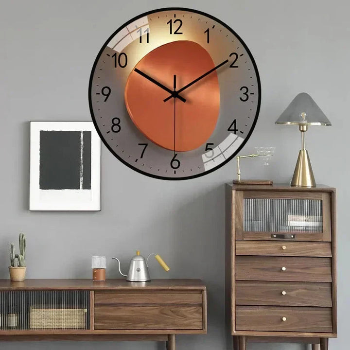 Minimalistisk Veggklokke för Hem och Kontor