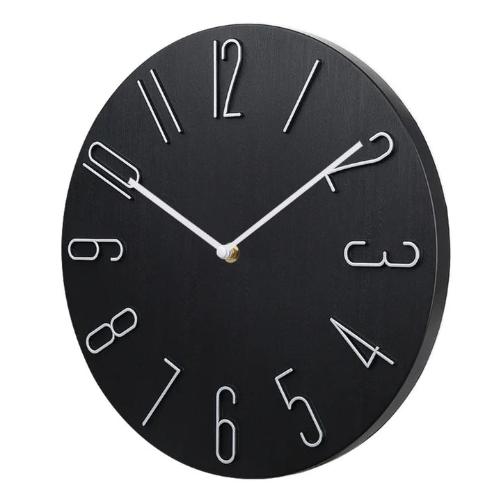 Minimalistisk Stille Veggklokke för Modern Hem